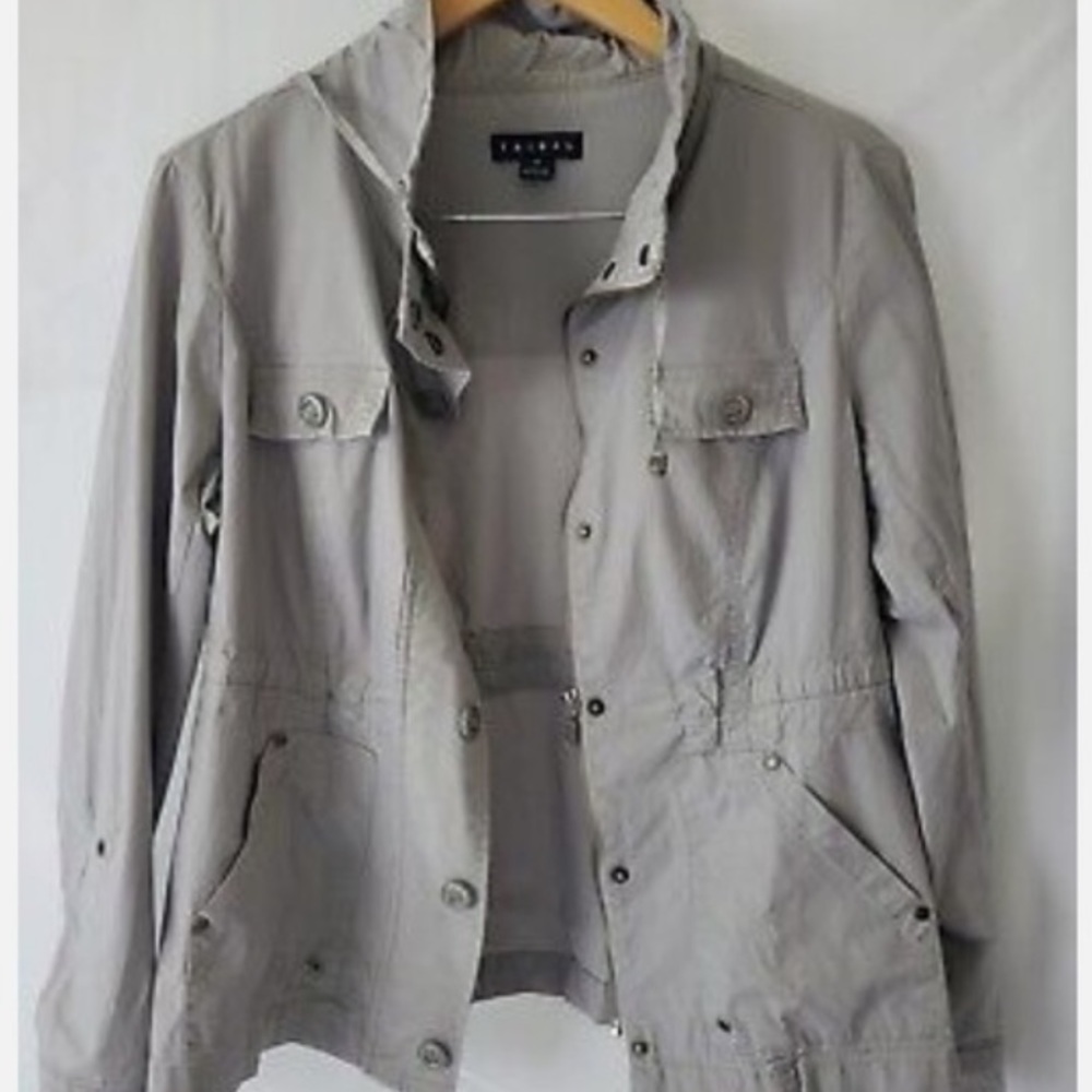 Tribal Size 6 Gray Womens Jacket
